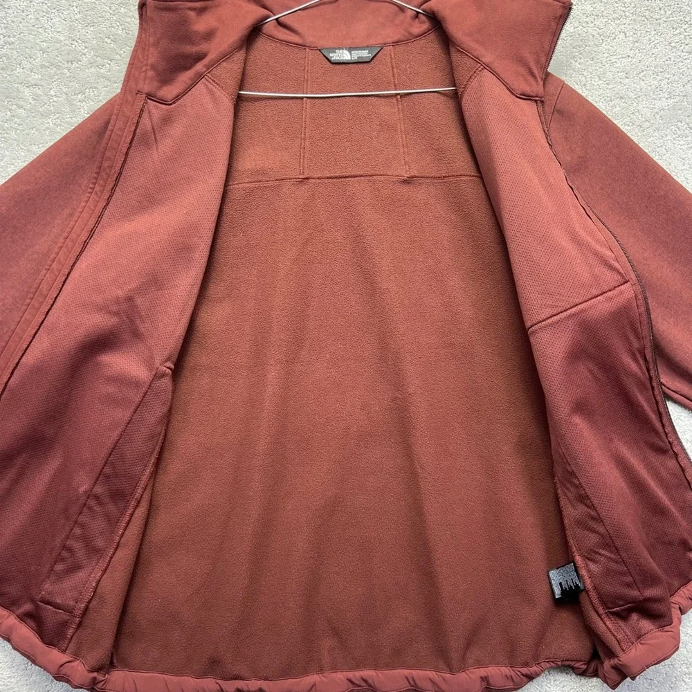 The North Face Jacket Mens Large Maroon Apex Bionic WindWall Softshell Outdoors